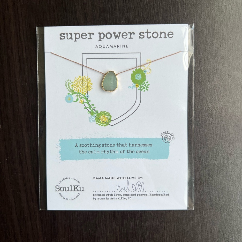 SoulKu Aquamarine Necklace - Limited Edition